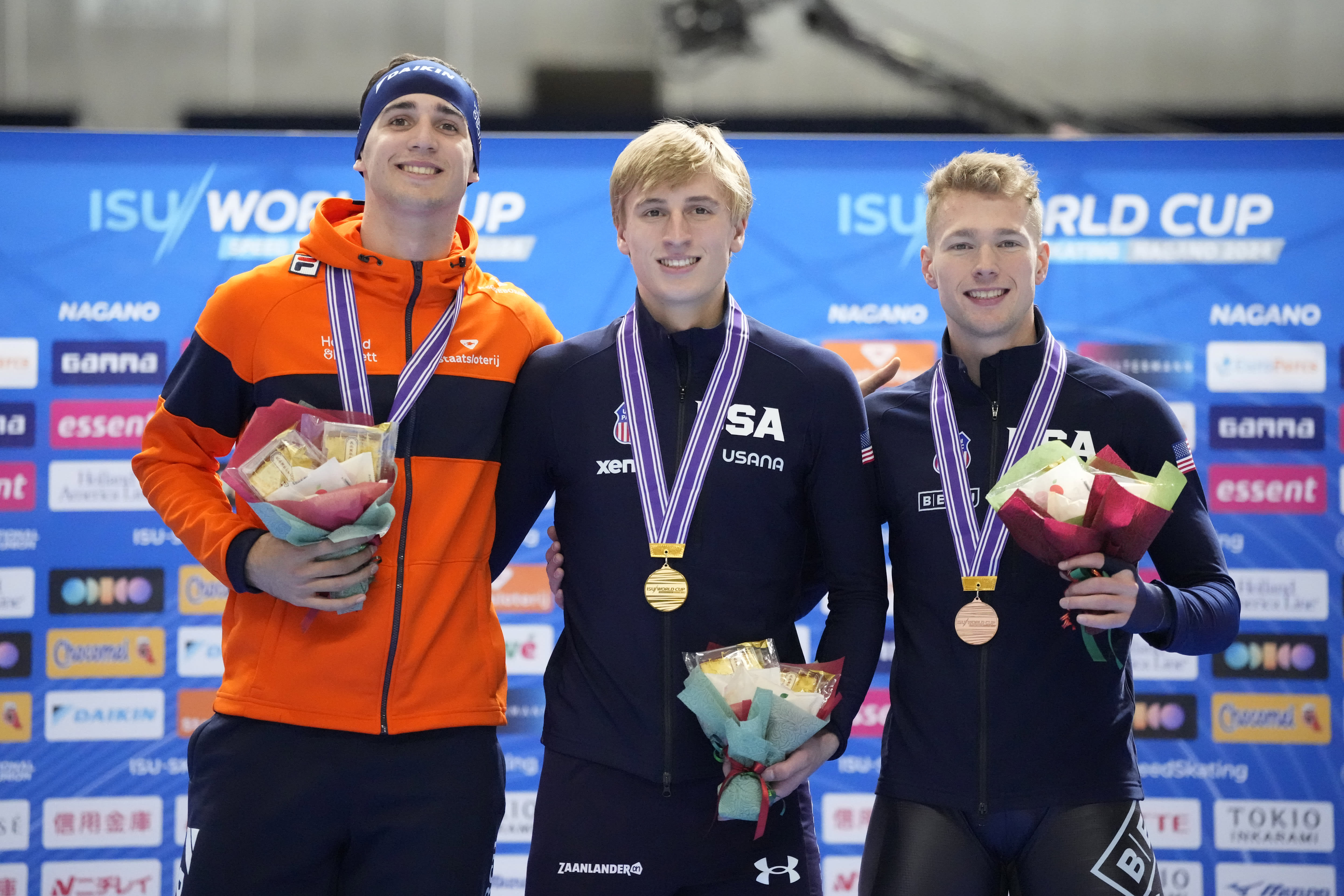 Jordan Stolz Leads a 10-Medal U.S. Performance At World Cup Opener
